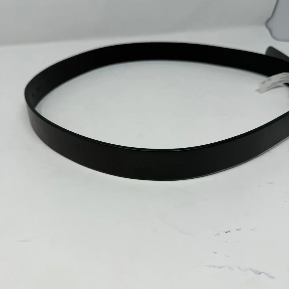 Madewell Leather Classic Buckle Belt Dark Brown Women Size 40 NE805